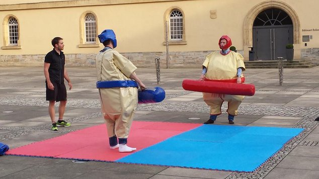 Jeux sumo gonflables Virton Aubange Arlon en province de Luxembourg