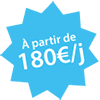 Location à partir de 180 euros Châteaux Events