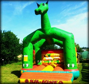 Location de château gonflable dragon