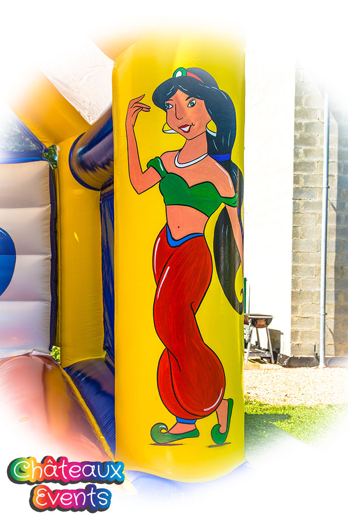 Château gonflable Aladin location luxembourg Jasmine