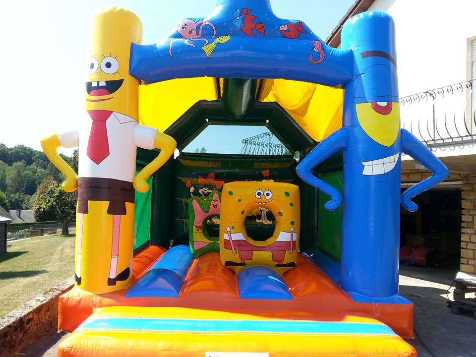 Location chateau gonflable bob l'éponge Arlon