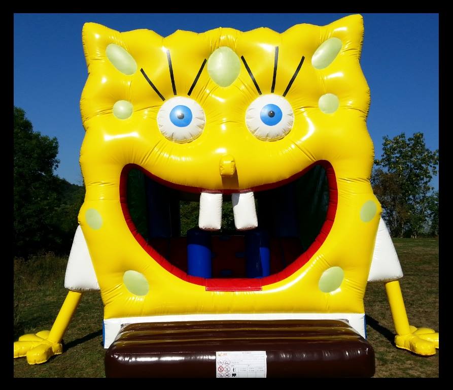 Location chateau gonflable bob l'éponge XXL Arlon (4)