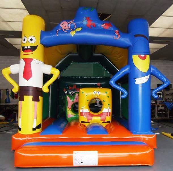 Le château gonflable Bob l'éponge Location Arlon Aubange Luxembourg