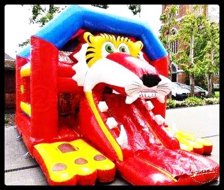 Le château gonflable Tigre Location Arlon Aubange Luxembourg