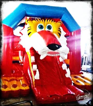 Le château gonflable Tigre Location Arlon Musson Luxembourg