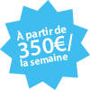 Location à partir de 350 euros Châteaux Events