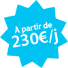 Location à partir de 230 euros par jour Chateaux events